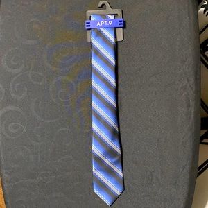 NWT - black and blue tie